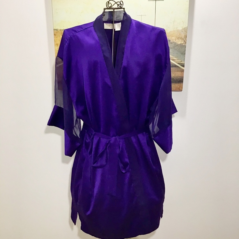 Vintage Victoria’s Secret Purple Robe Sheer Sleev